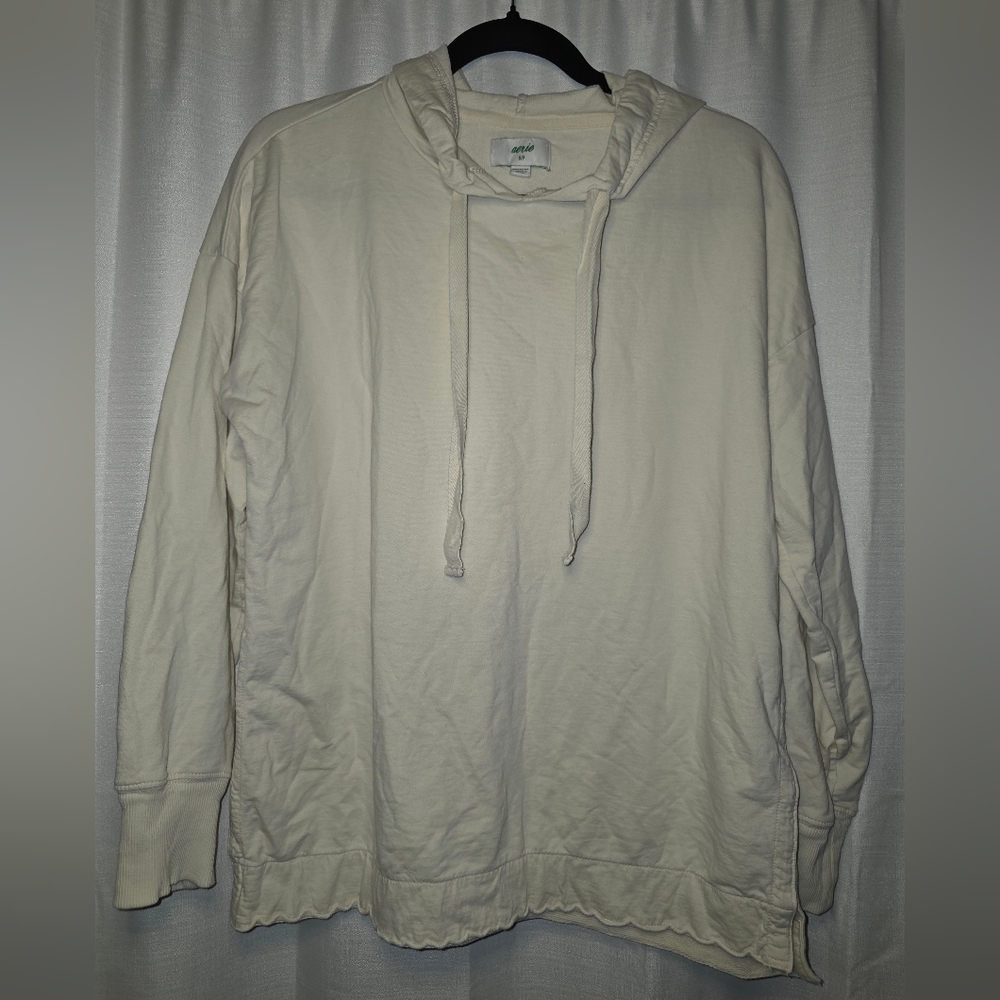 Aerie Cream Pullover Hoodie